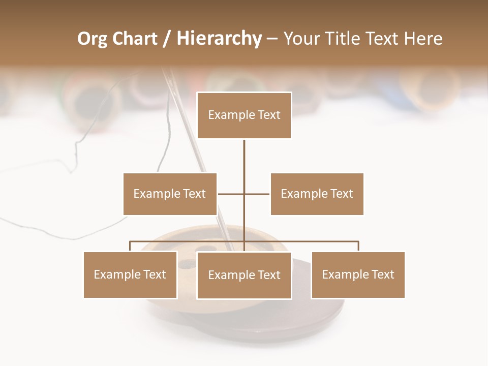 Cliche Sewing Roll PowerPoint Template