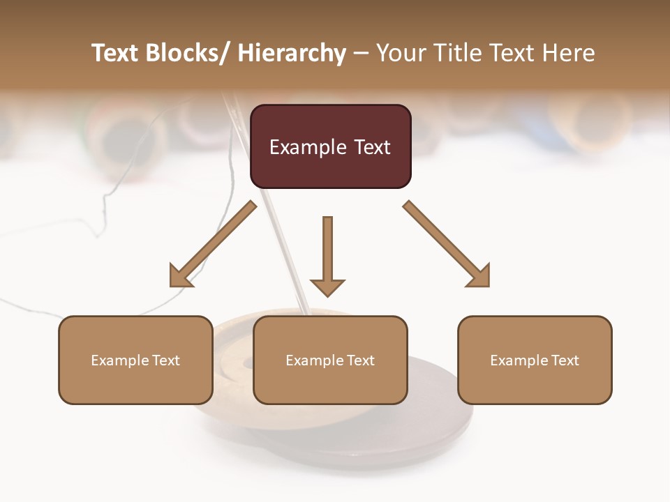 Cliche Sewing Roll PowerPoint Template