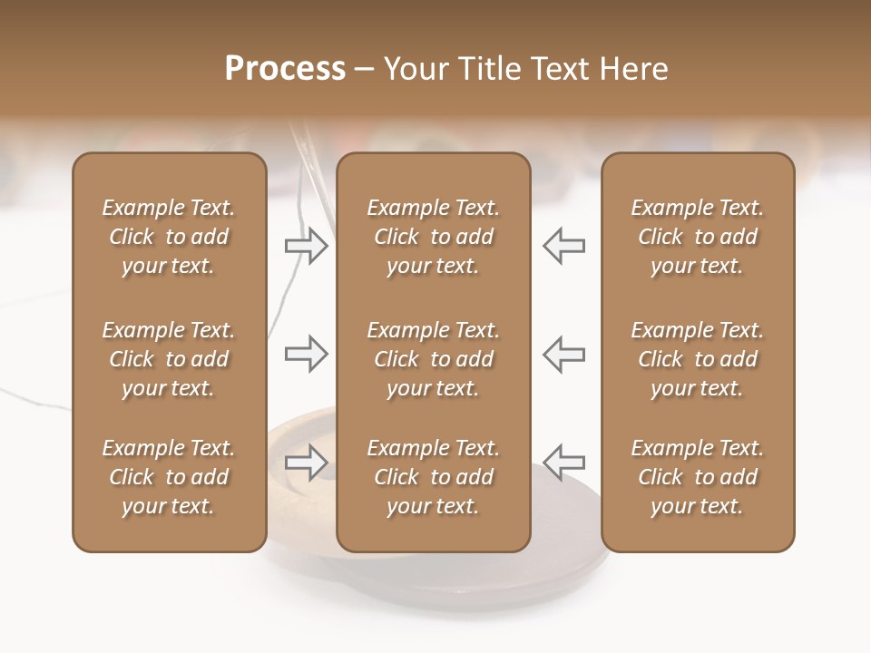 Cliche Sewing Roll PowerPoint Template