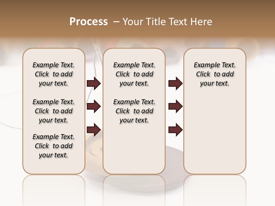 Cliche Sewing Roll PowerPoint Template