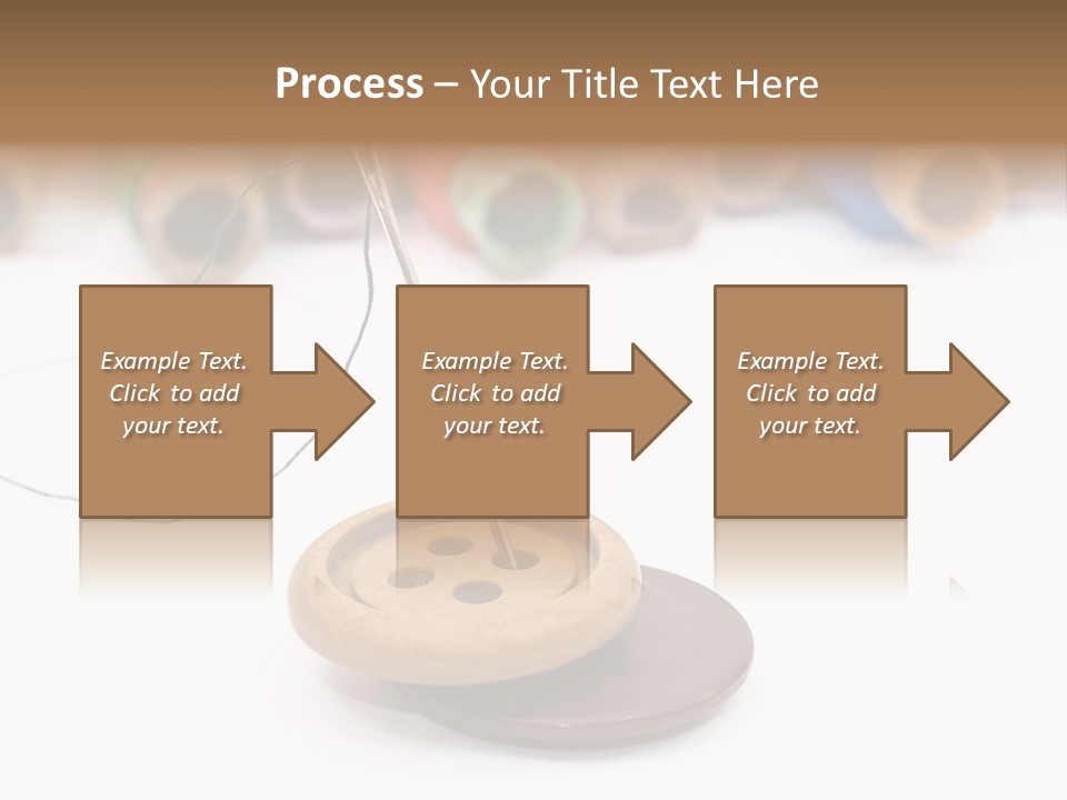 Cliche Sewing Roll PowerPoint Template