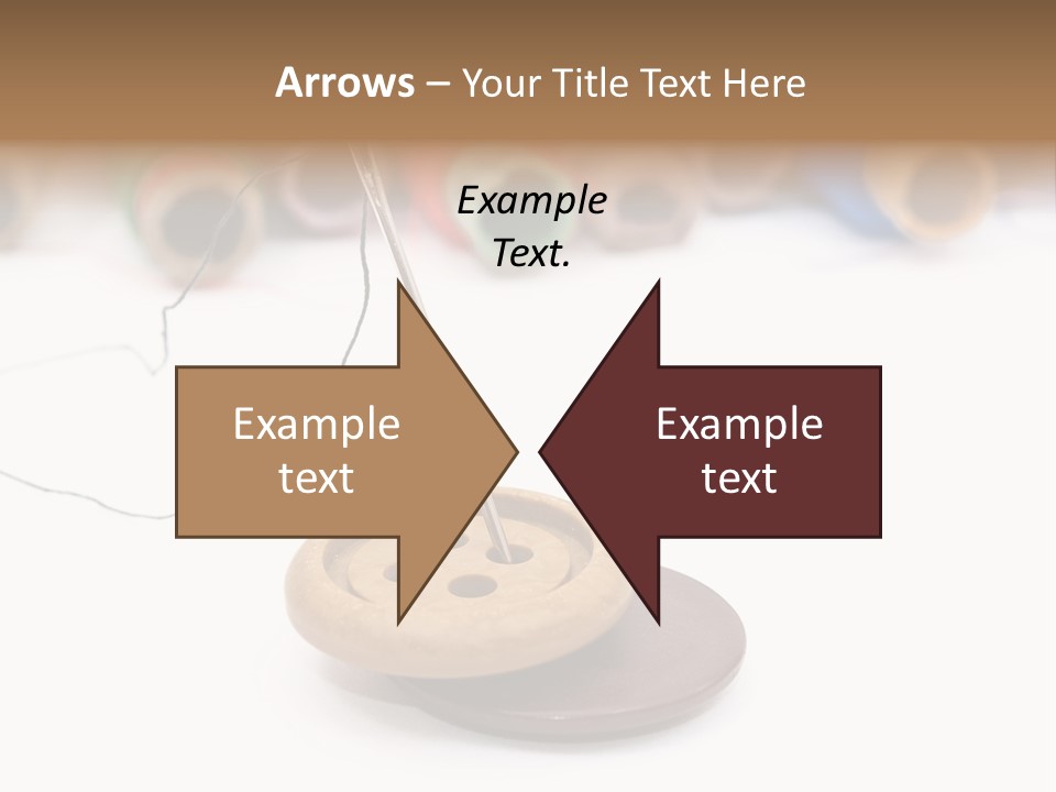 Cliche Sewing Roll PowerPoint Template