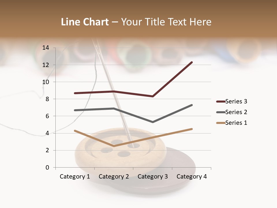 Cliche Sewing Roll PowerPoint Template