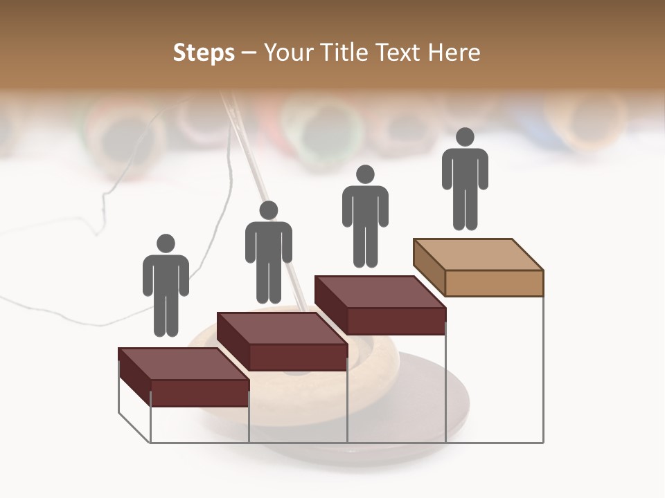 Cliche Sewing Roll PowerPoint Template