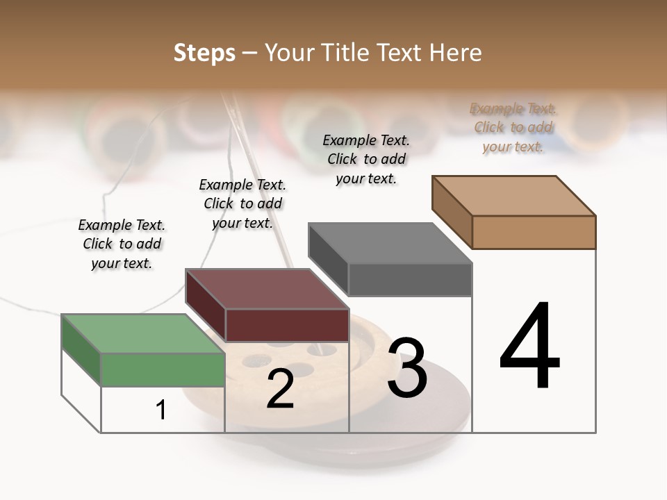 Cliche Sewing Roll PowerPoint Template