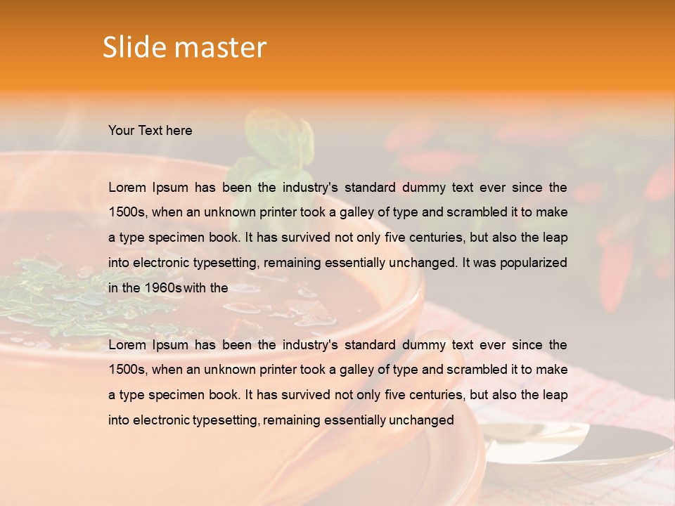 Savory Food Pulse PowerPoint Template