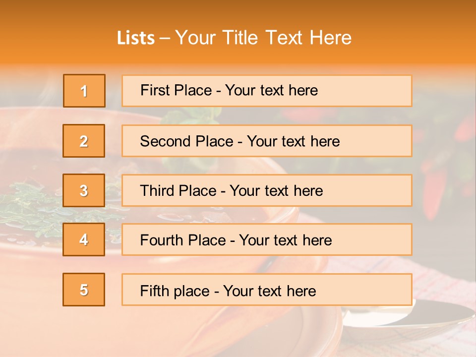 Savory Food Pulse PowerPoint Template