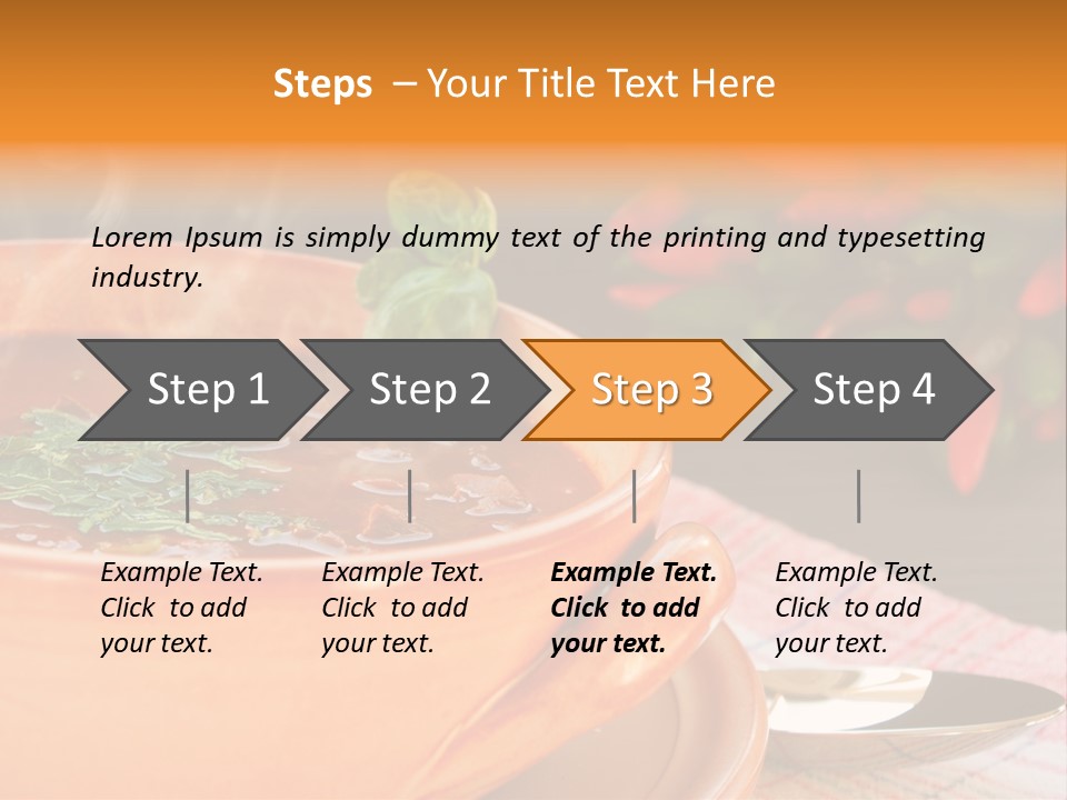 Savory Food Pulse PowerPoint Template