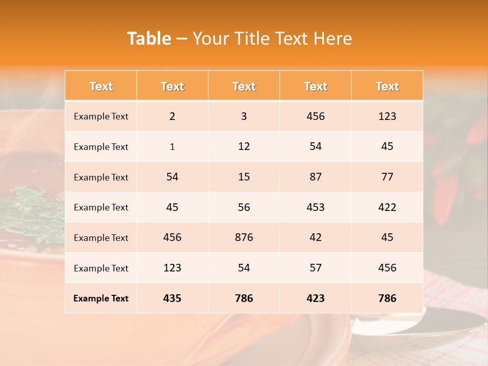 Savory Food Pulse PowerPoint Template