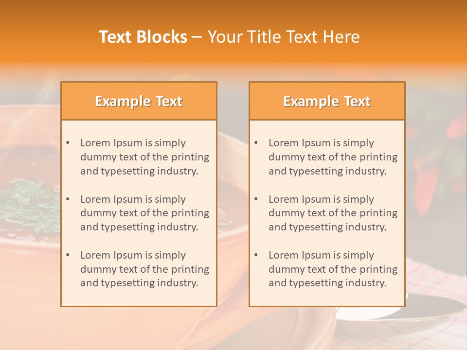 Savory Food Pulse PowerPoint Template