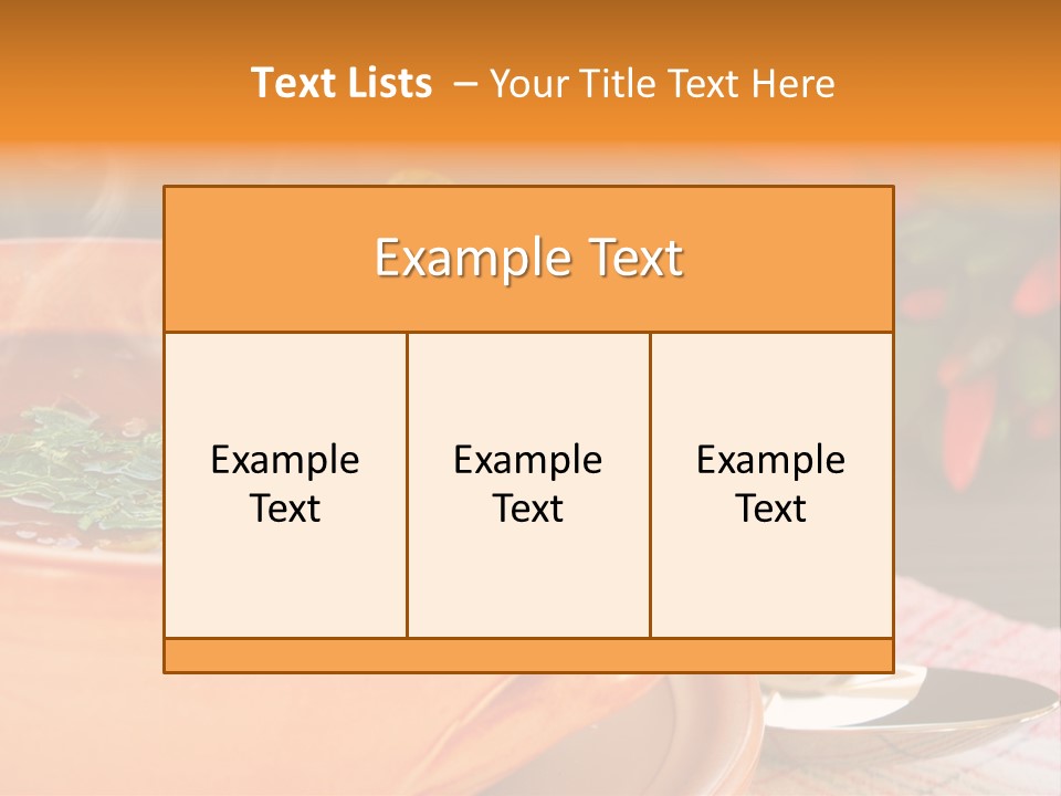 Savory Food Pulse PowerPoint Template