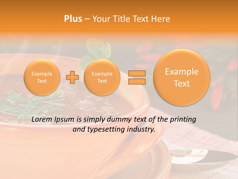 Savory Food Pulse PowerPoint Template