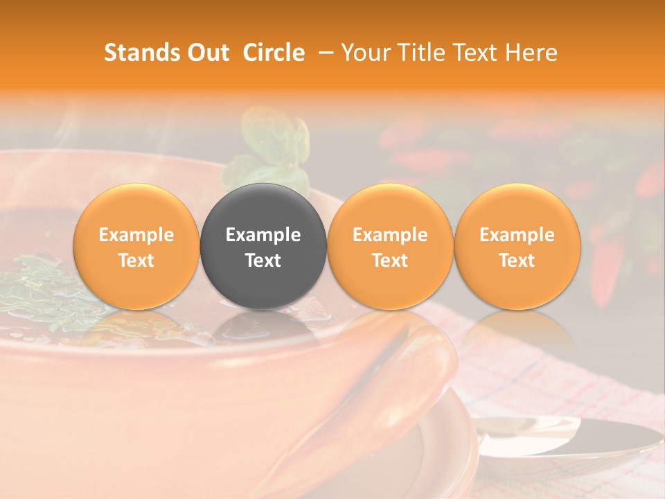 Savory Food Pulse PowerPoint Template