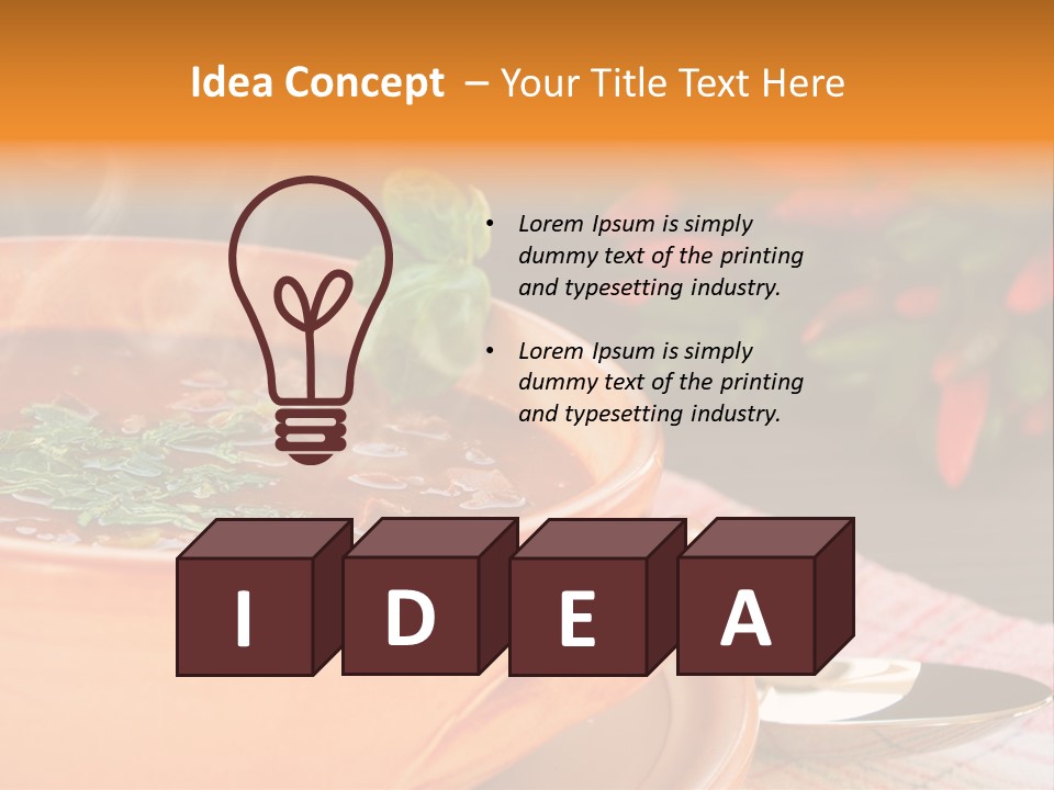 Savory Food Pulse PowerPoint Template