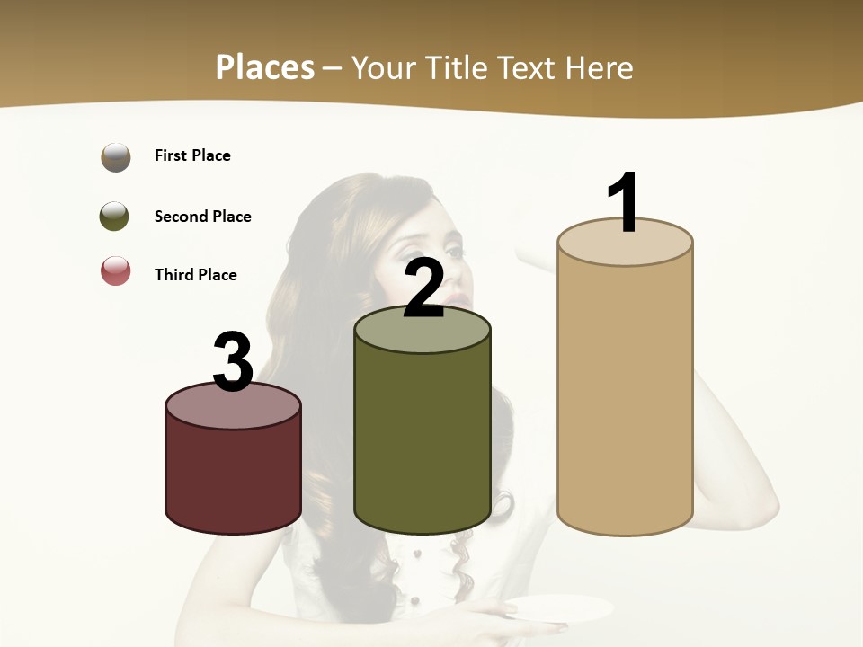 Sexy Posing Art PowerPoint Template