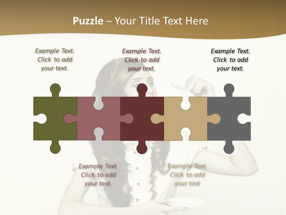 Sexy Posing Art PowerPoint Template