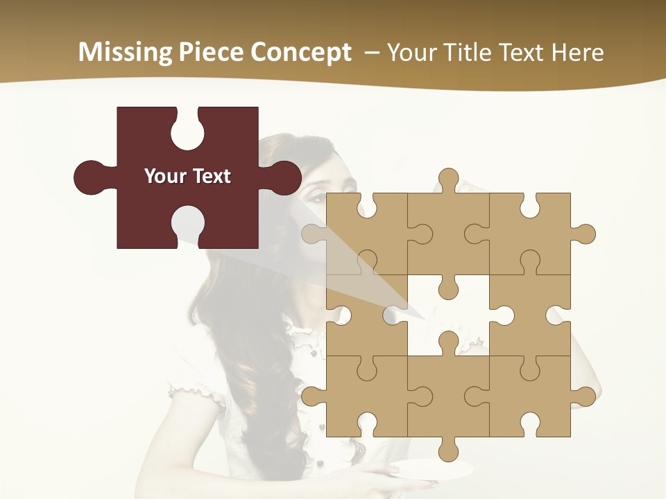 Sexy Posing Art PowerPoint Template