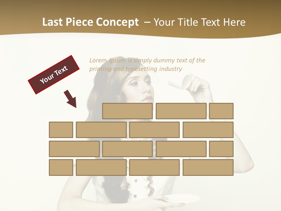 Sexy Posing Art PowerPoint Template