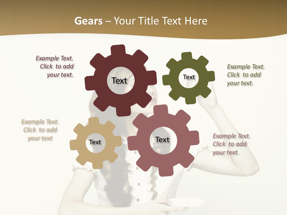 Sexy Posing Art PowerPoint Template