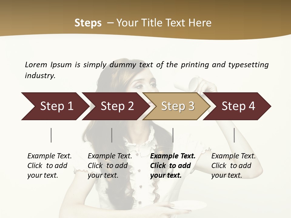 Sexy Posing Art PowerPoint Template