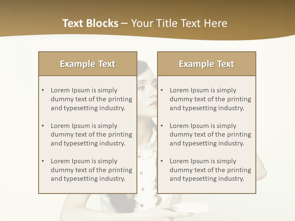 Sexy Posing Art PowerPoint Template