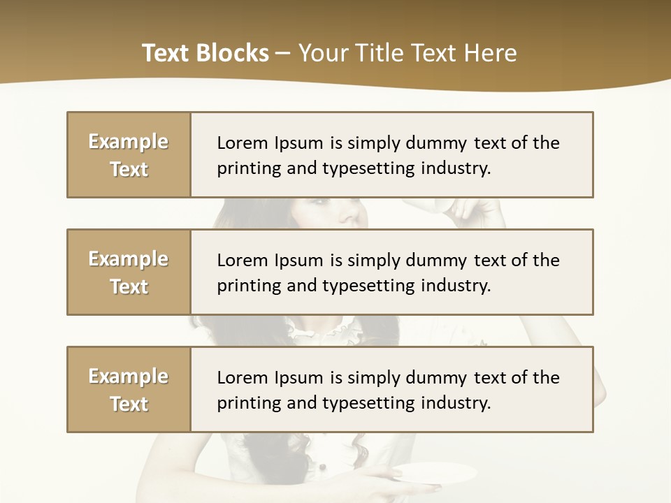 Sexy Posing Art PowerPoint Template