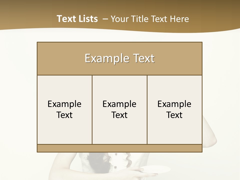Sexy Posing Art PowerPoint Template