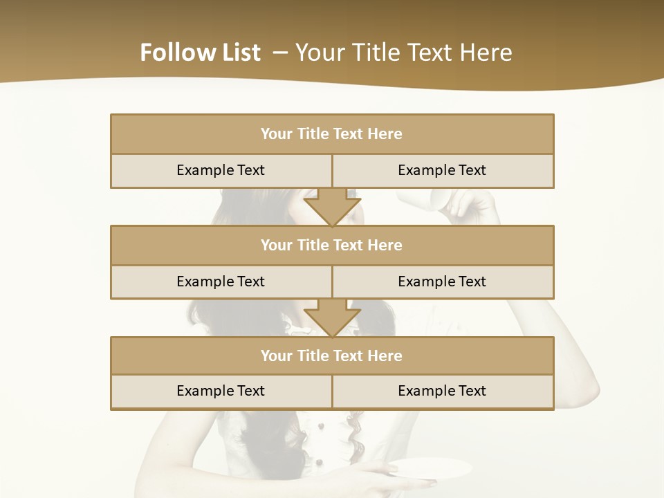 Sexy Posing Art PowerPoint Template