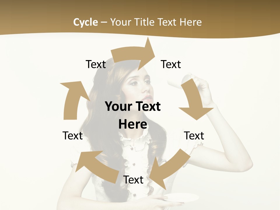 Sexy Posing Art PowerPoint Template