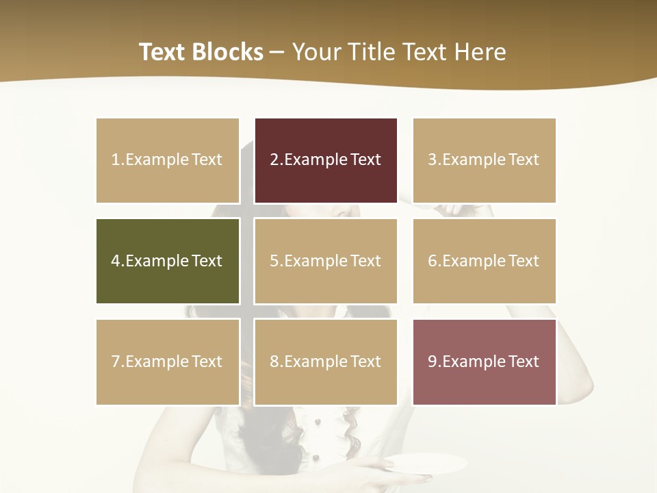 Sexy Posing Art PowerPoint Template