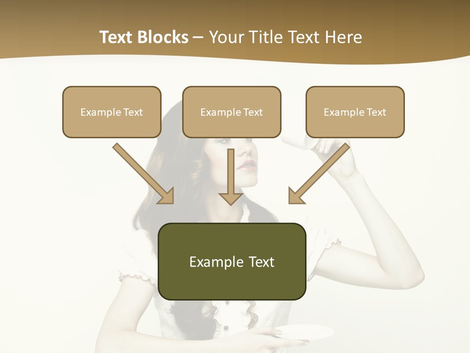 Sexy Posing Art PowerPoint Template