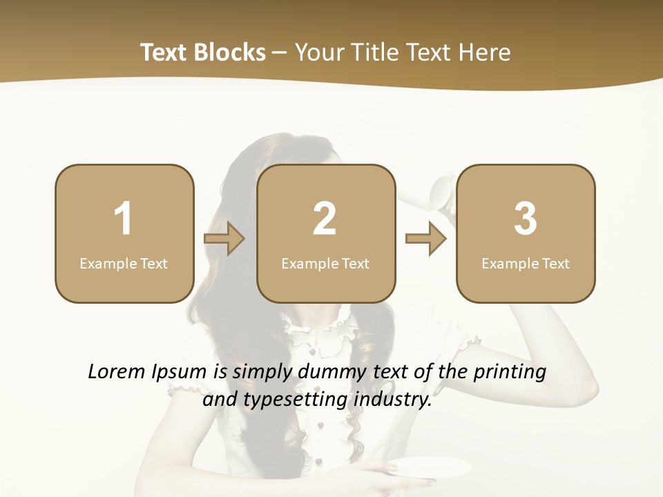Sexy Posing Art PowerPoint Template