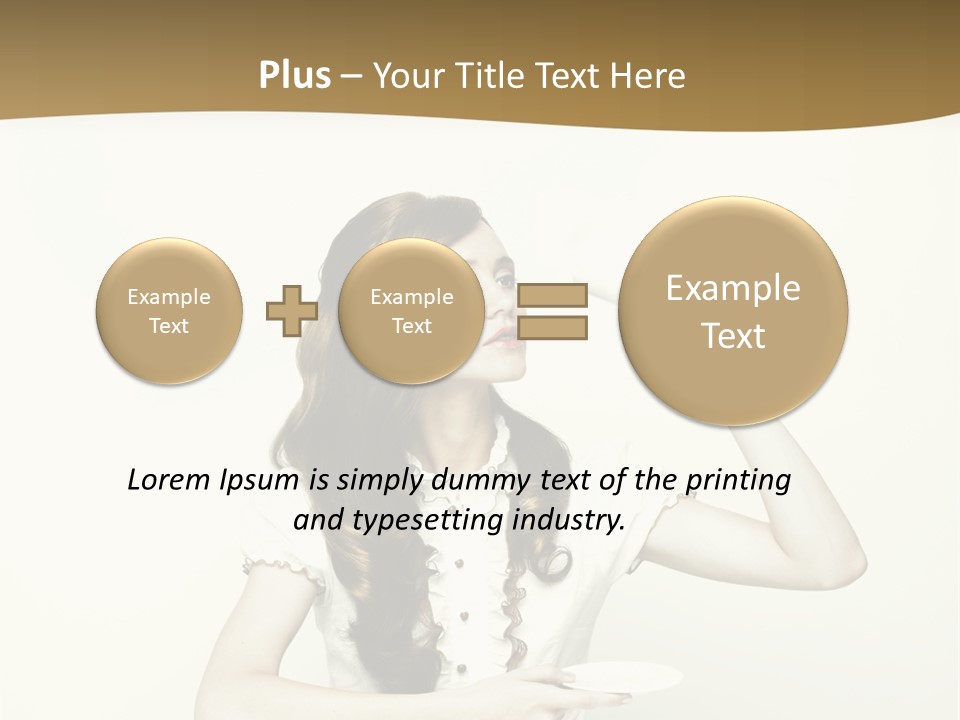 Sexy Posing Art PowerPoint Template