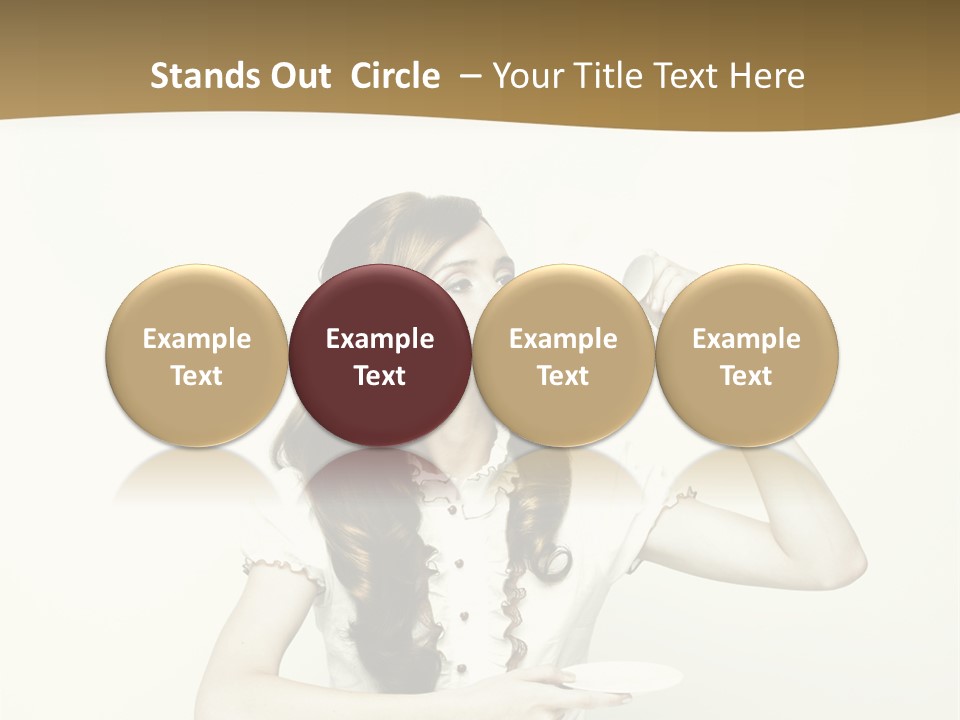 Sexy Posing Art PowerPoint Template