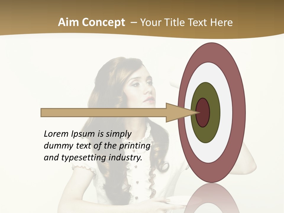 Sexy Posing Art PowerPoint Template