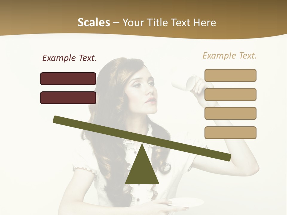 Sexy Posing Art PowerPoint Template