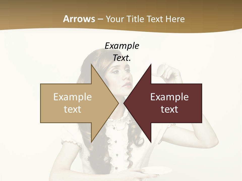 Sexy Posing Art PowerPoint Template