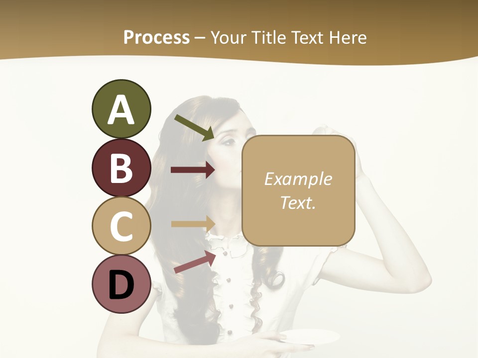 Sexy Posing Art PowerPoint Template