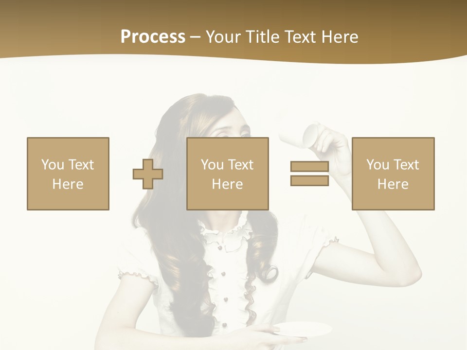 Sexy Posing Art PowerPoint Template