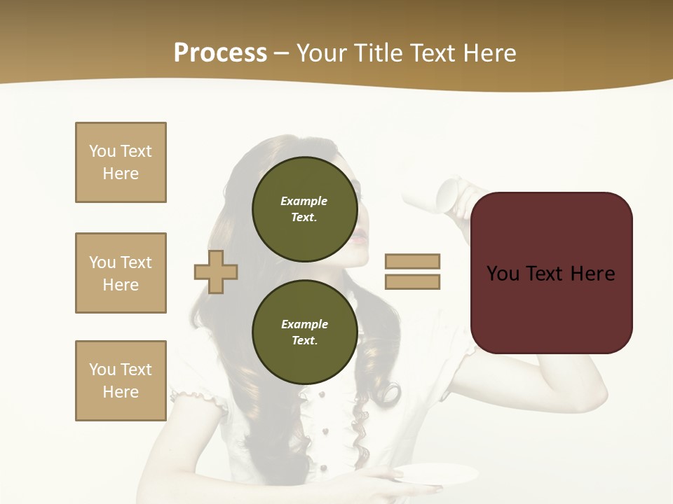 Sexy Posing Art PowerPoint Template