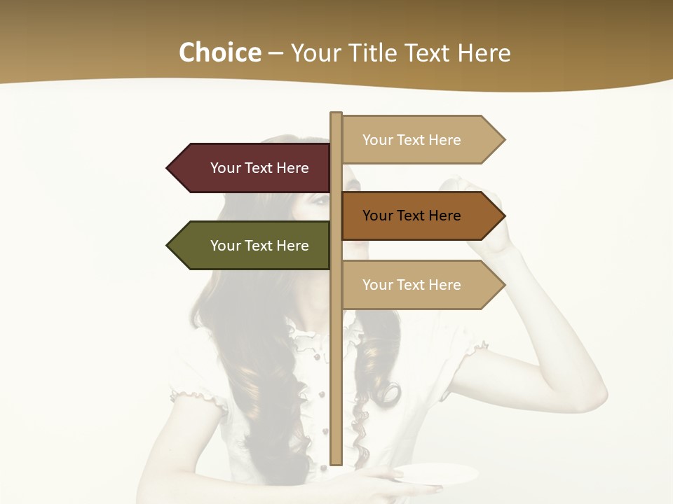 Sexy Posing Art PowerPoint Template