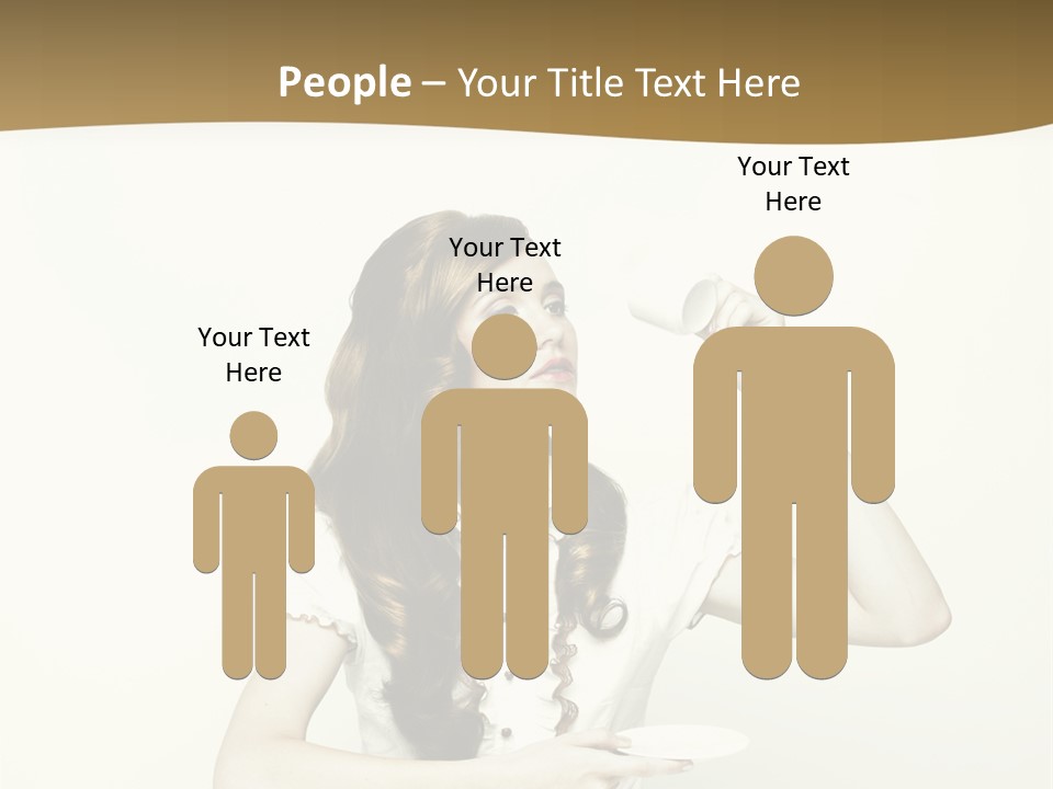 Sexy Posing Art PowerPoint Template