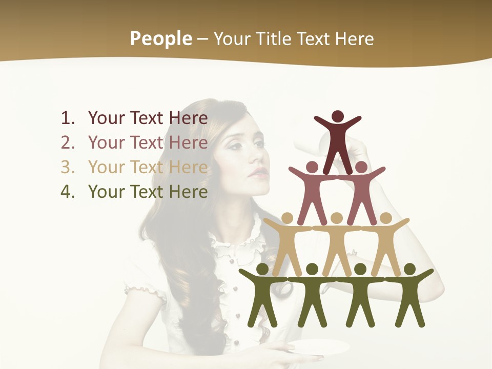 Sexy Posing Art PowerPoint Template