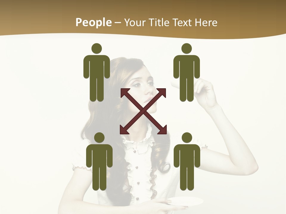 Sexy Posing Art PowerPoint Template