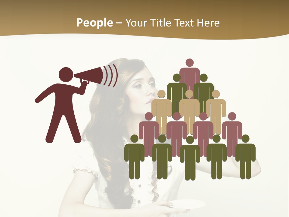 Sexy Posing Art PowerPoint Template