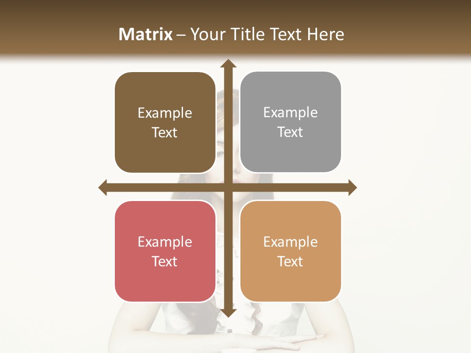 Femininity Vintage Flavor PowerPoint Template