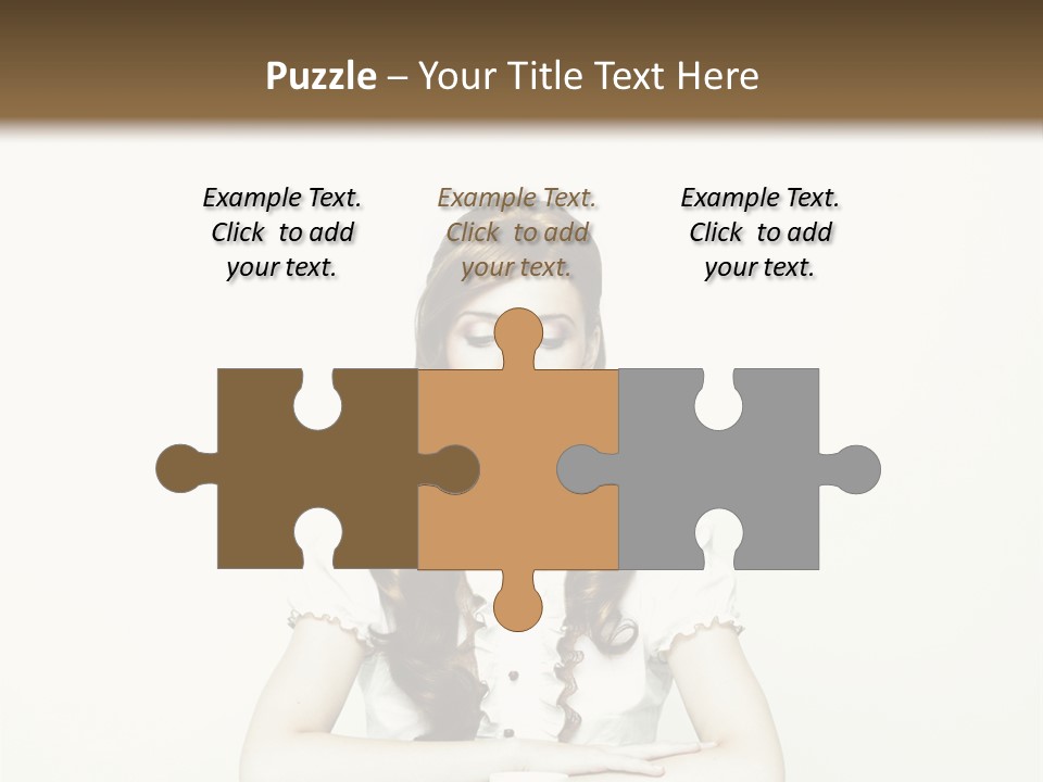 Femininity Vintage Flavor PowerPoint Template