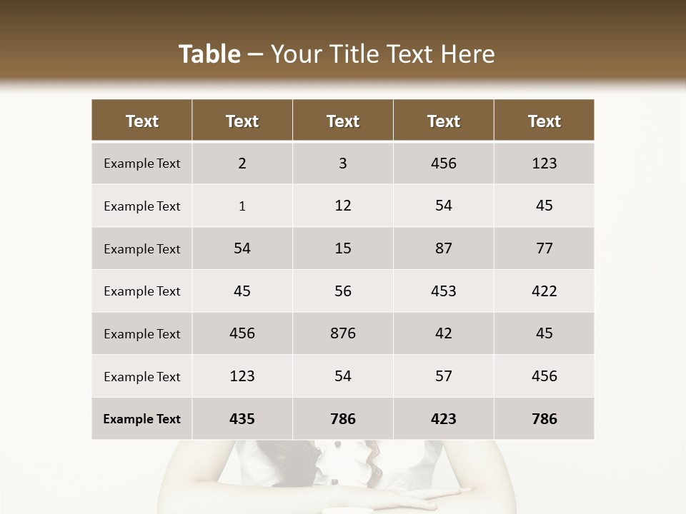 Femininity Vintage Flavor PowerPoint Template