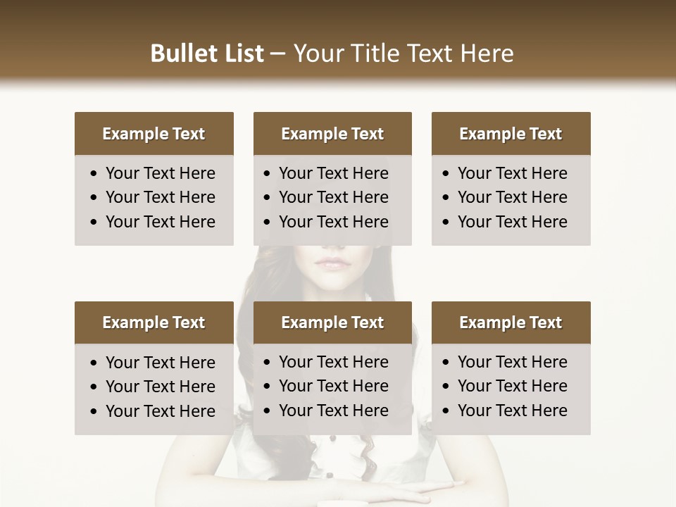 Femininity Vintage Flavor PowerPoint Template