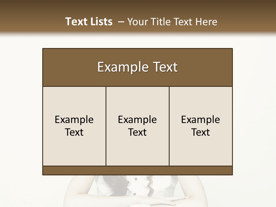 Femininity Vintage Flavor PowerPoint Template
